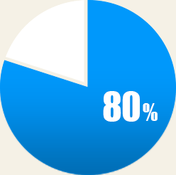 80%以上