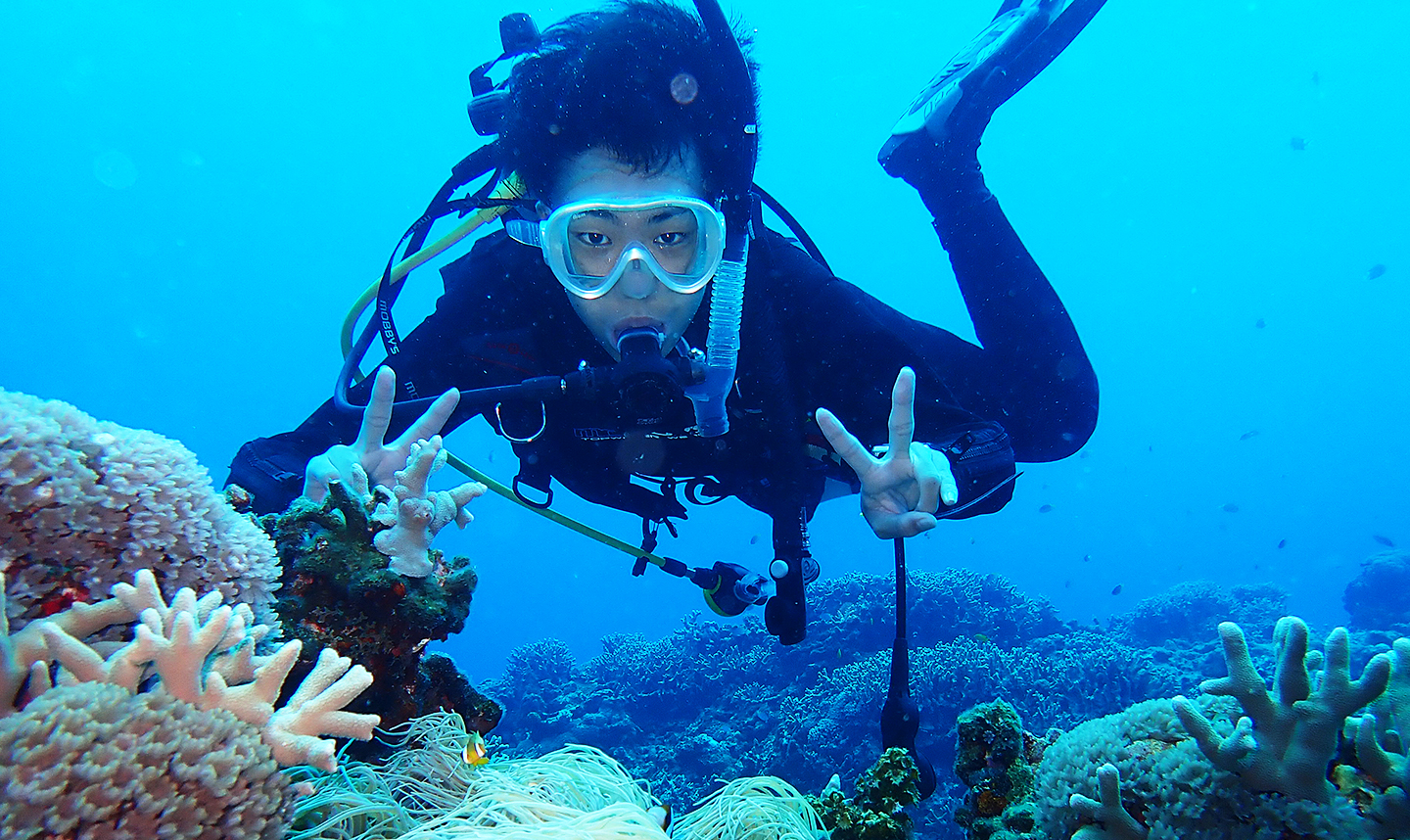 PADI オープン・ウォーター・ダイバー 一真