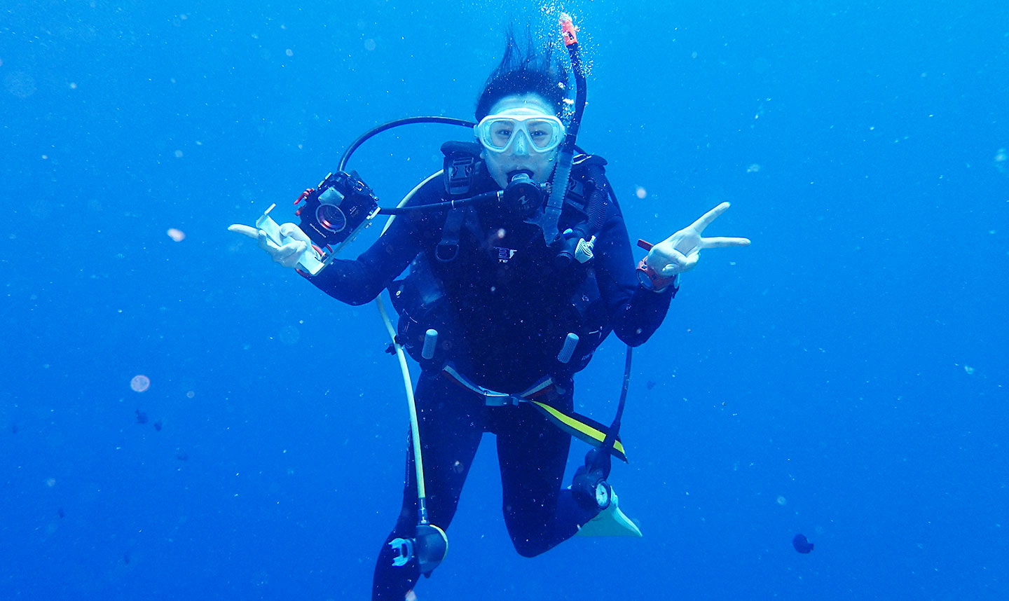 PADI オープン・ウォーター・ダイバー みほねずみ